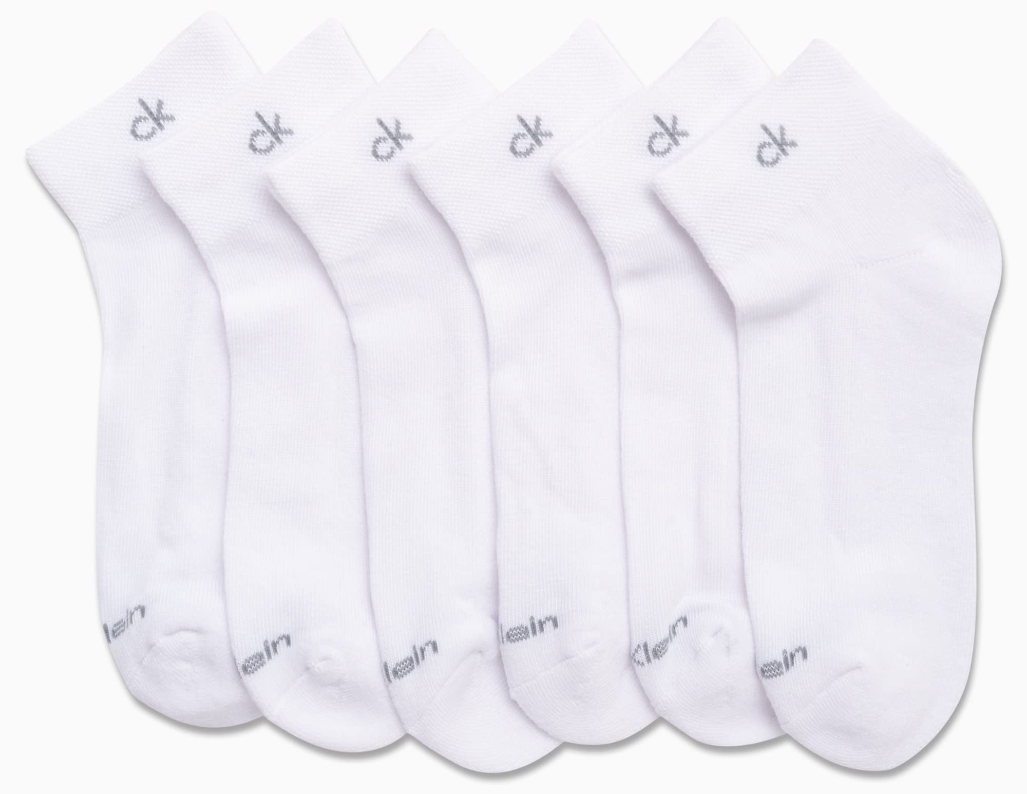 Foto 3 | Calcetines Calvin Klein Con Forma De Cojín, Corte En Cuartos, Para Mujer, 4-10, Color Blanco - Venta Internacional.