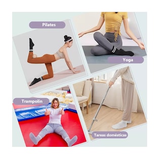 Foto 2 | 6 Piezas Medias De Yoga Pilates Para Mujer Eo Safe Imports Esi-15793 Multicolor