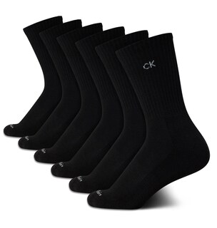 Foto 1 | Calcetines Calvin Klein Cushion Athletic Crew Para Mujer De 4 A 10 (paquete De 6) - Venta Internacional.