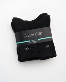 Foto 2 | Calcetines Calvin Klein Cushion Athletic Crew Para Mujer De 4 A 10 (paquete De 6) - Venta Internacional.