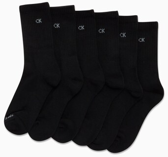 Foto 3 | Calcetines Calvin Klein Cushion Athletic Crew Para Mujer De 4 A 10 (paquete De 6) - Venta Internacional.