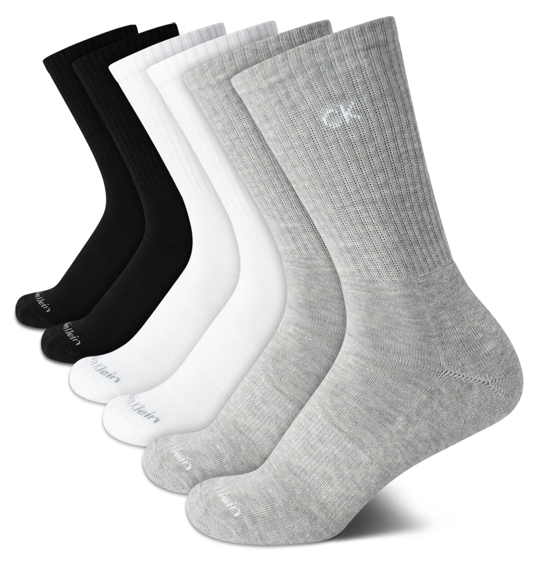 Foto 2 pulgar | Calcetines Calvin Klein Cushion Athletic Crew, Paquete De 6, Tallas 4-10 Para Mujer - Venta Internacional.