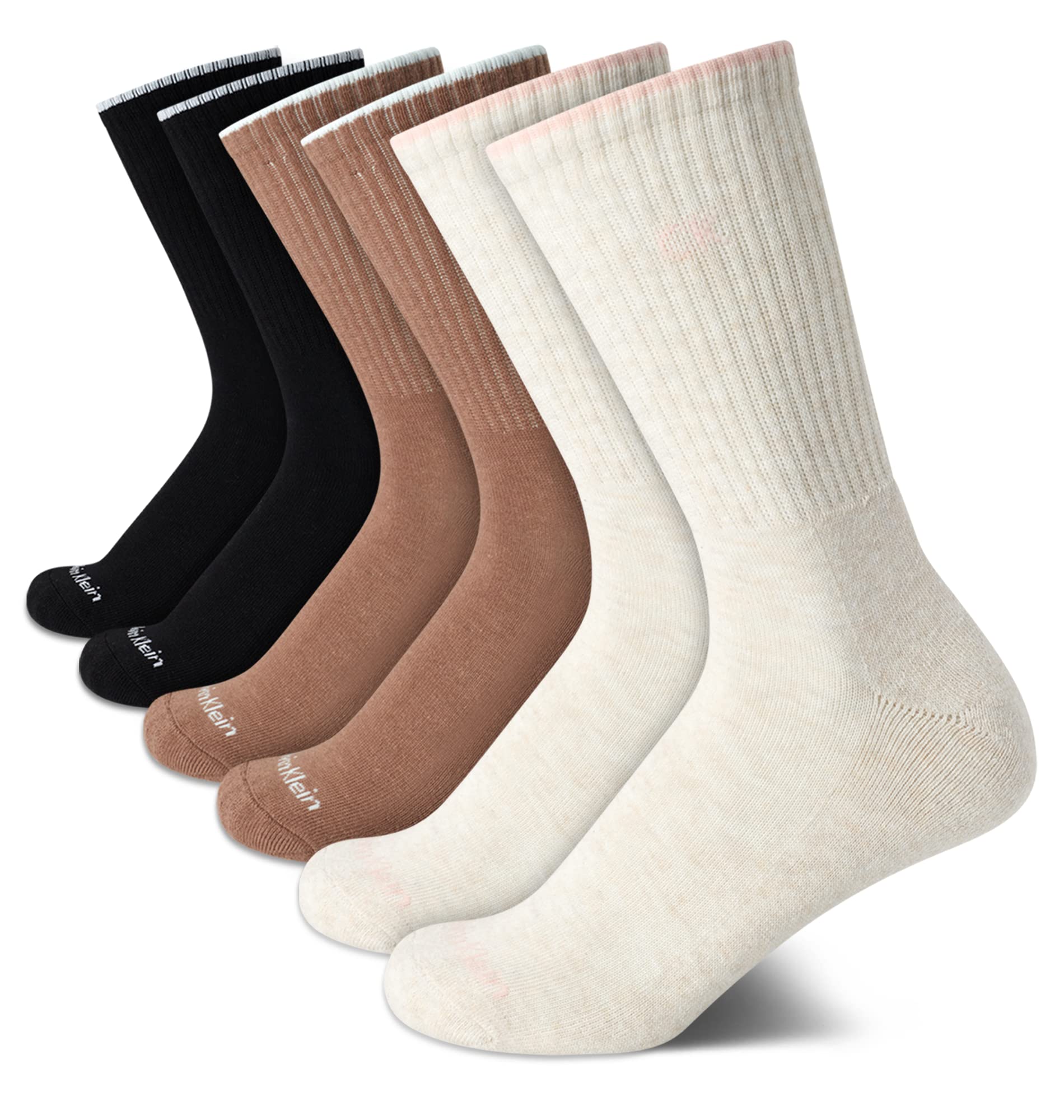 Calcetines Calvin Klein Cushion Athletic Crew, Paquete De 6, Para Mujer, 4-10 - Venta Internacional.