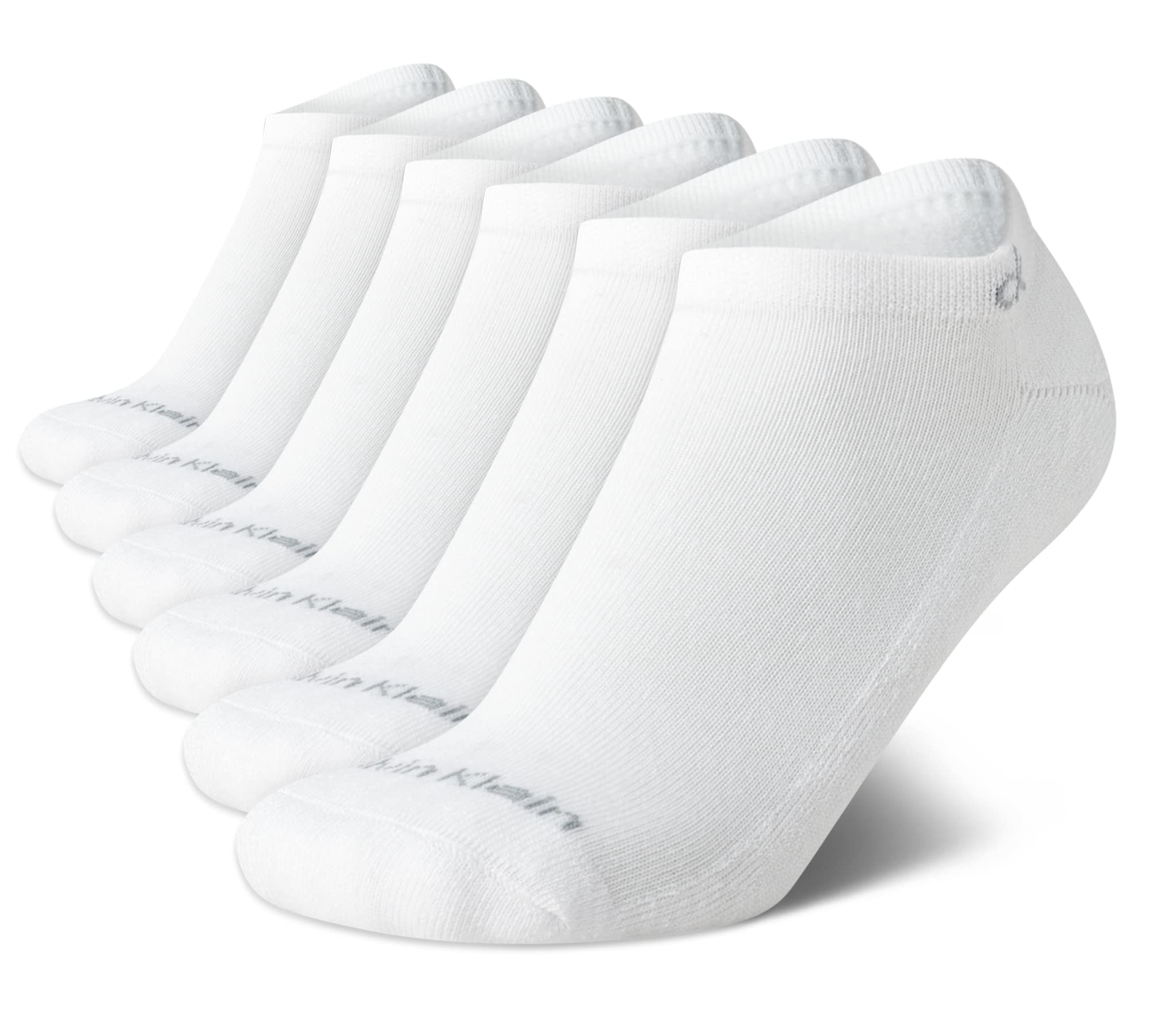 Foto 2 pulgar | Calcetines Calvin Klein Athletic Cushion No Show Para Mujer De 4 A 10 Años, Color Blanco - Venta Internacional.