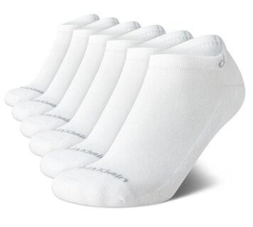 Foto 1 | Calcetines Calvin Klein Athletic Cushion No Show Para Mujer De 4 A 10 Años, Color Blanco - Venta Internacional.