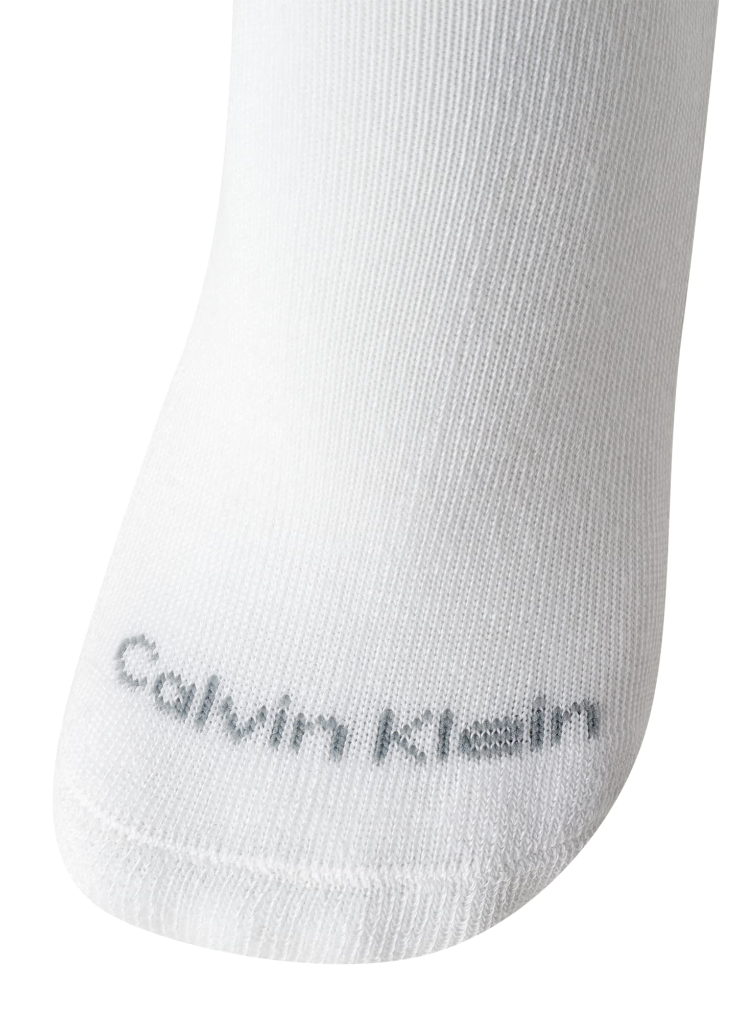Foto 6 pulgar | Calcetines Calvin Klein Athletic Cushion No Show Para Mujer De 4 A 10 Años, Color Blanco - Venta Internacional.