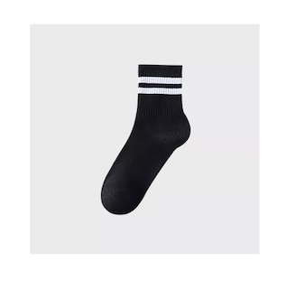 Foto 5 | Calcetas Unisex De Algodón Calcetines Deportivos 6 Pares, 3 Negros 3 Blancos 22.5mx-27mx