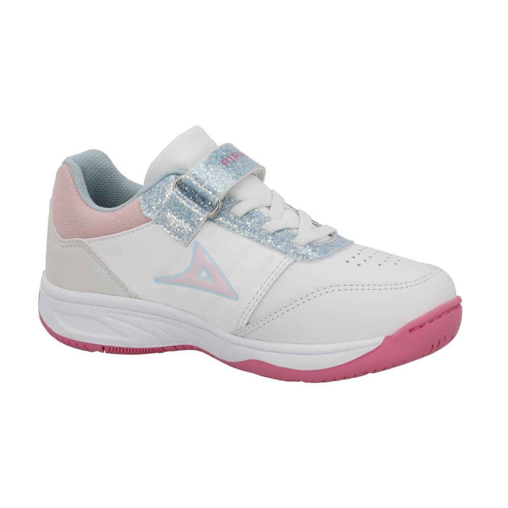 Foto 3 pulgar | Tenis Pirma Casual Blanco para Niñas