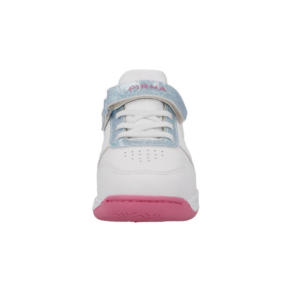Foto 5 pulgar | Tenis Pirma Casual Blanco para Niñas