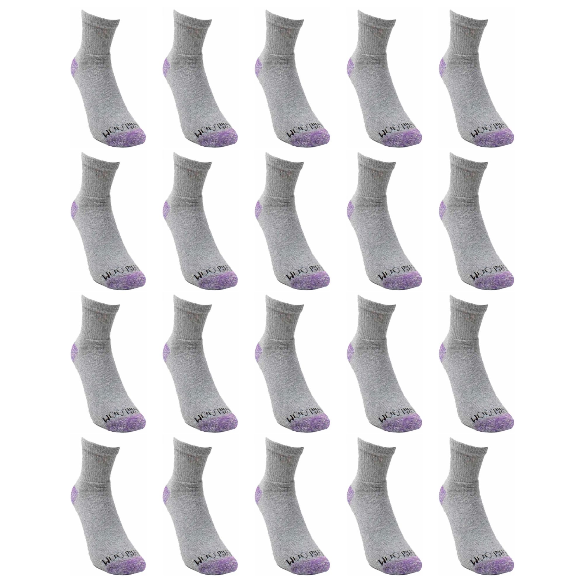 Foto 2 pulgar | Calcetas Deportivas Fruit Of The Loom para Mujer 20 Pares