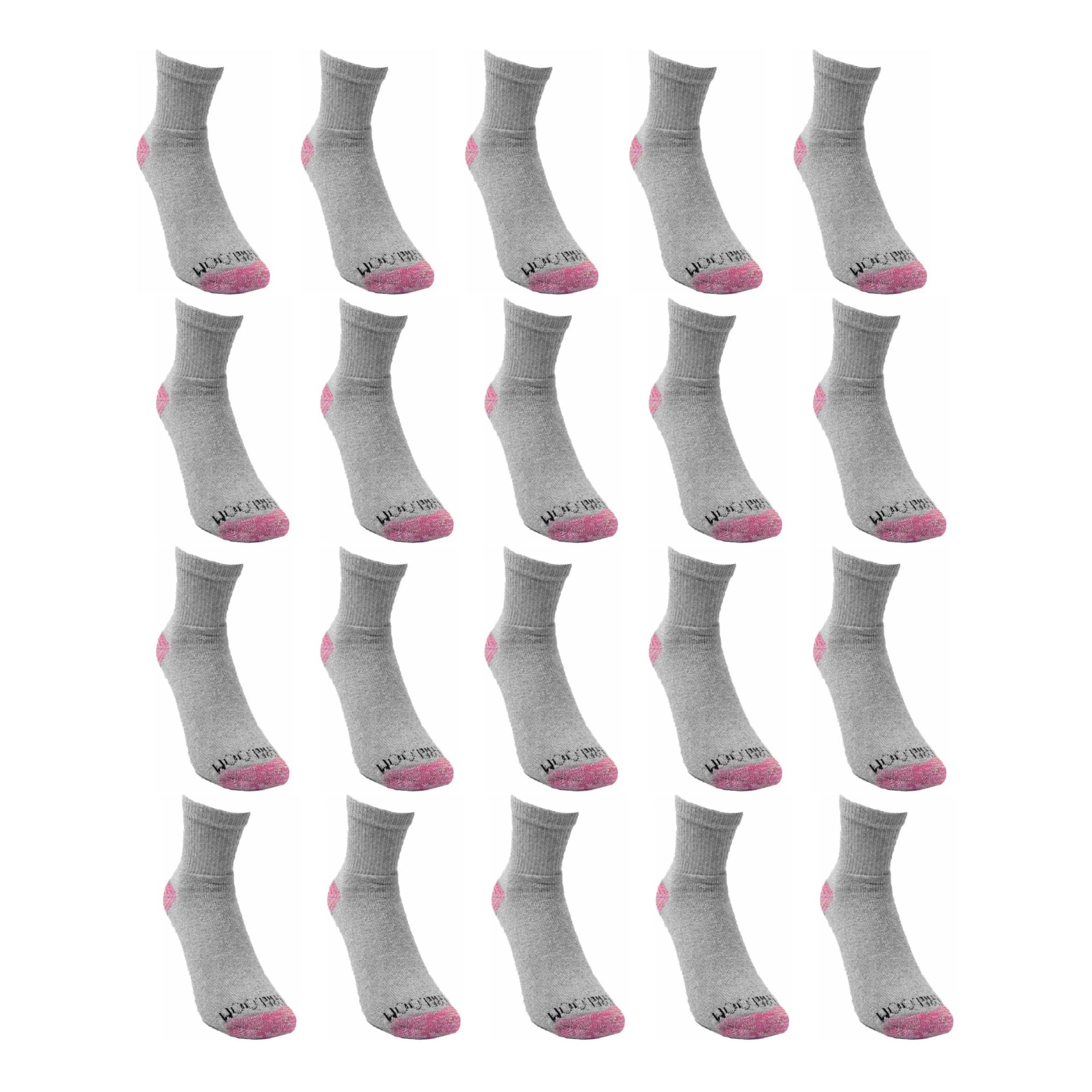 Foto 2 pulgar | Calcetas Deportivas Fruit Of The Loom para Mujer 20 Pares