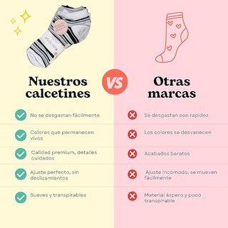 Foto 6 | Paquete De 10 Calcetines Mujer Tobilleros | Medios Acolchonados Para Mayor Comodidad | Calcetas Deportivas
