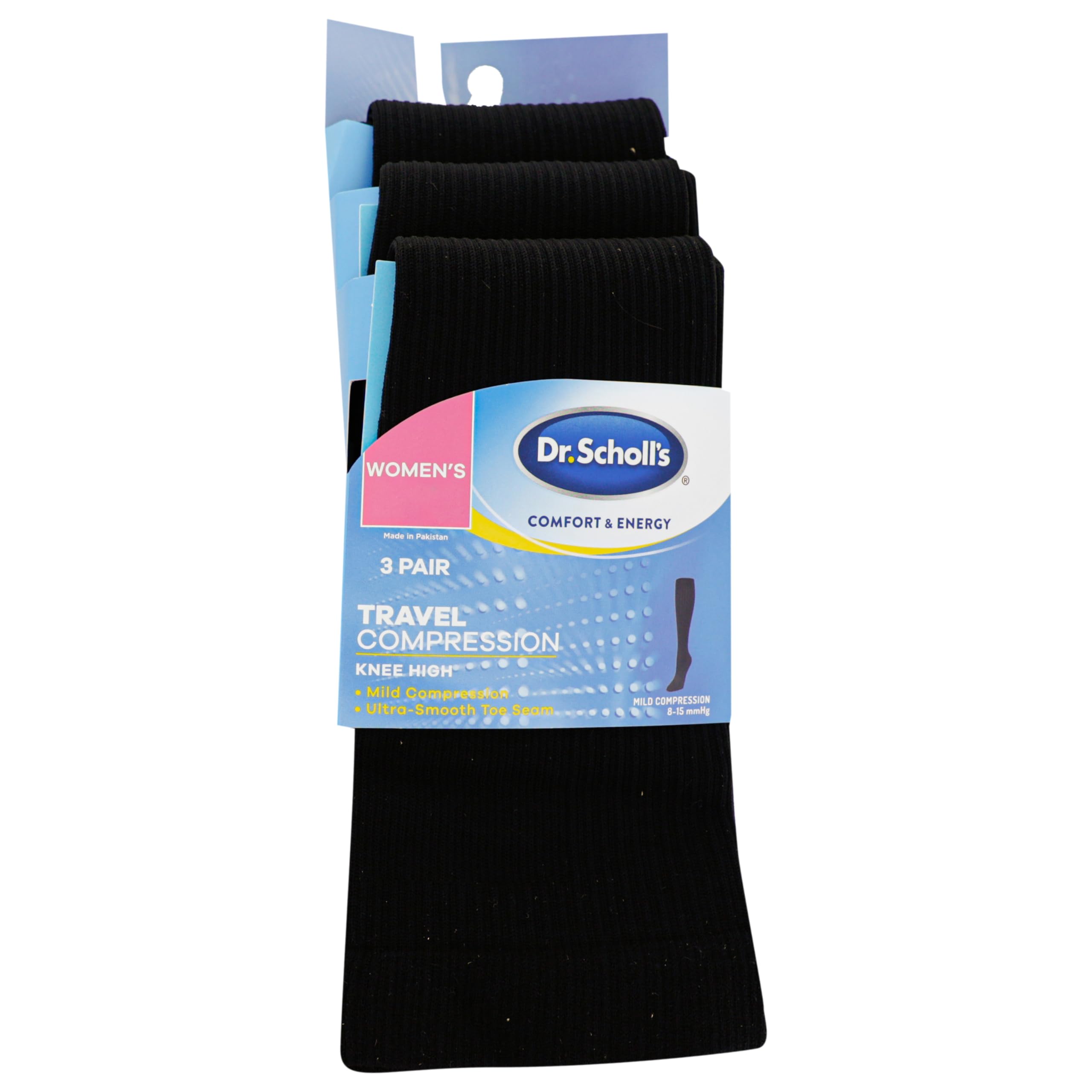 Foto 6 pulgar | Calcetines De Compresión Dr. Scholl's Travel Para Mujer 4-10 Us - Venta Internacional.