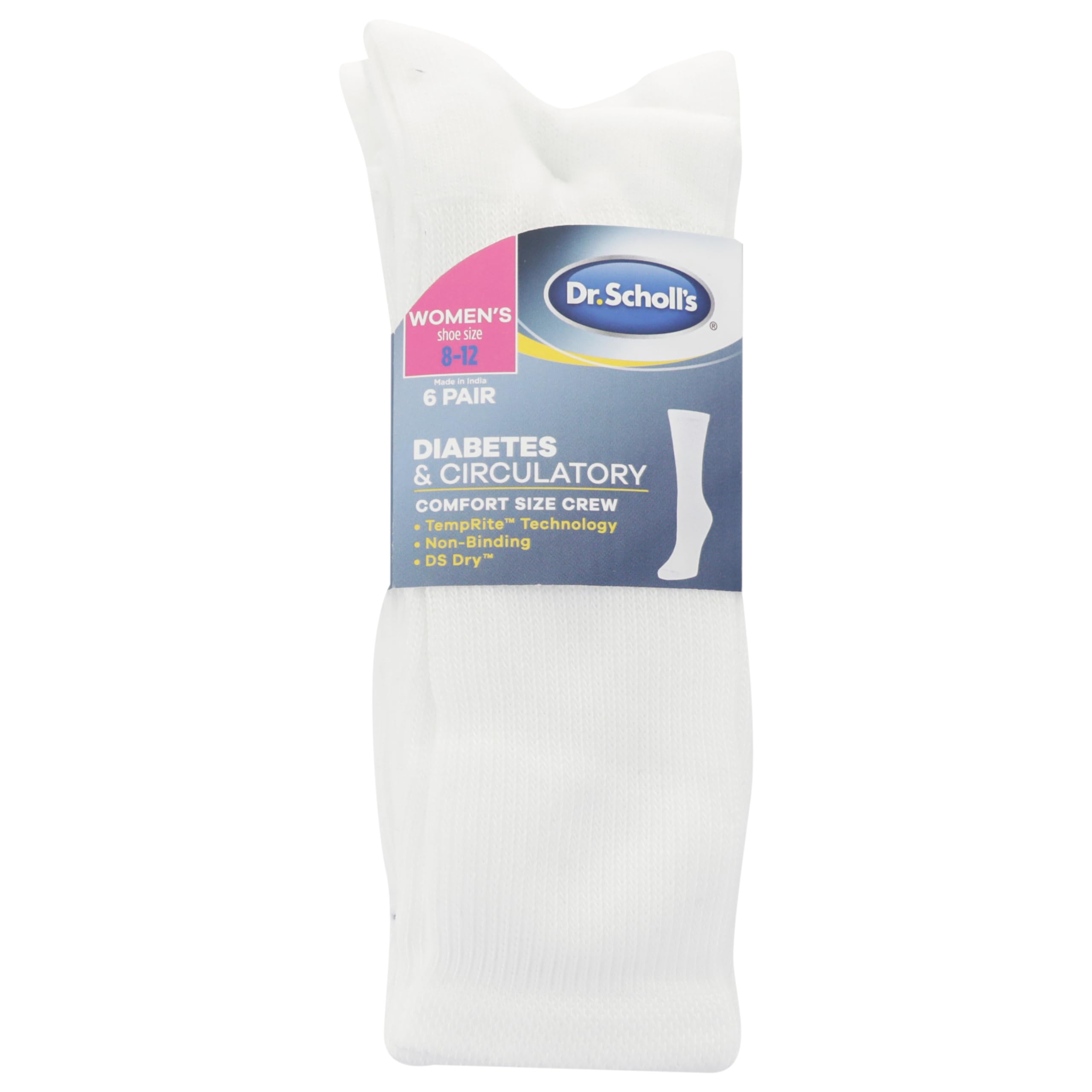Foto 4 pulgar | Calcetines Dr. Scholl's Diabetes & Circulator Para Mujer, 4 O 6 Pares - Venta Internacional.