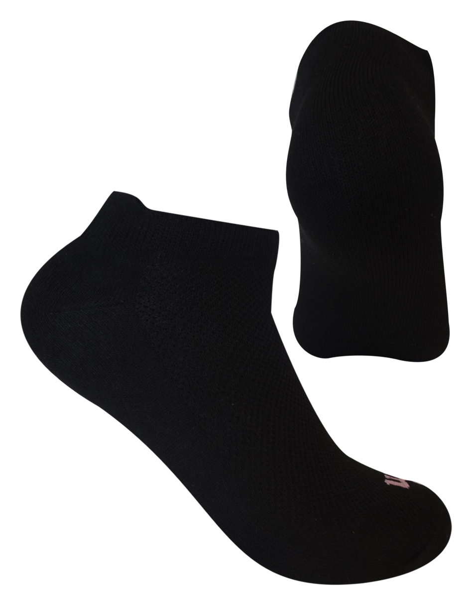 Foto 3 pulgar | Paquete Tin para Dama Wilson 20 Pares Sin Felpa color Negro Ventilación