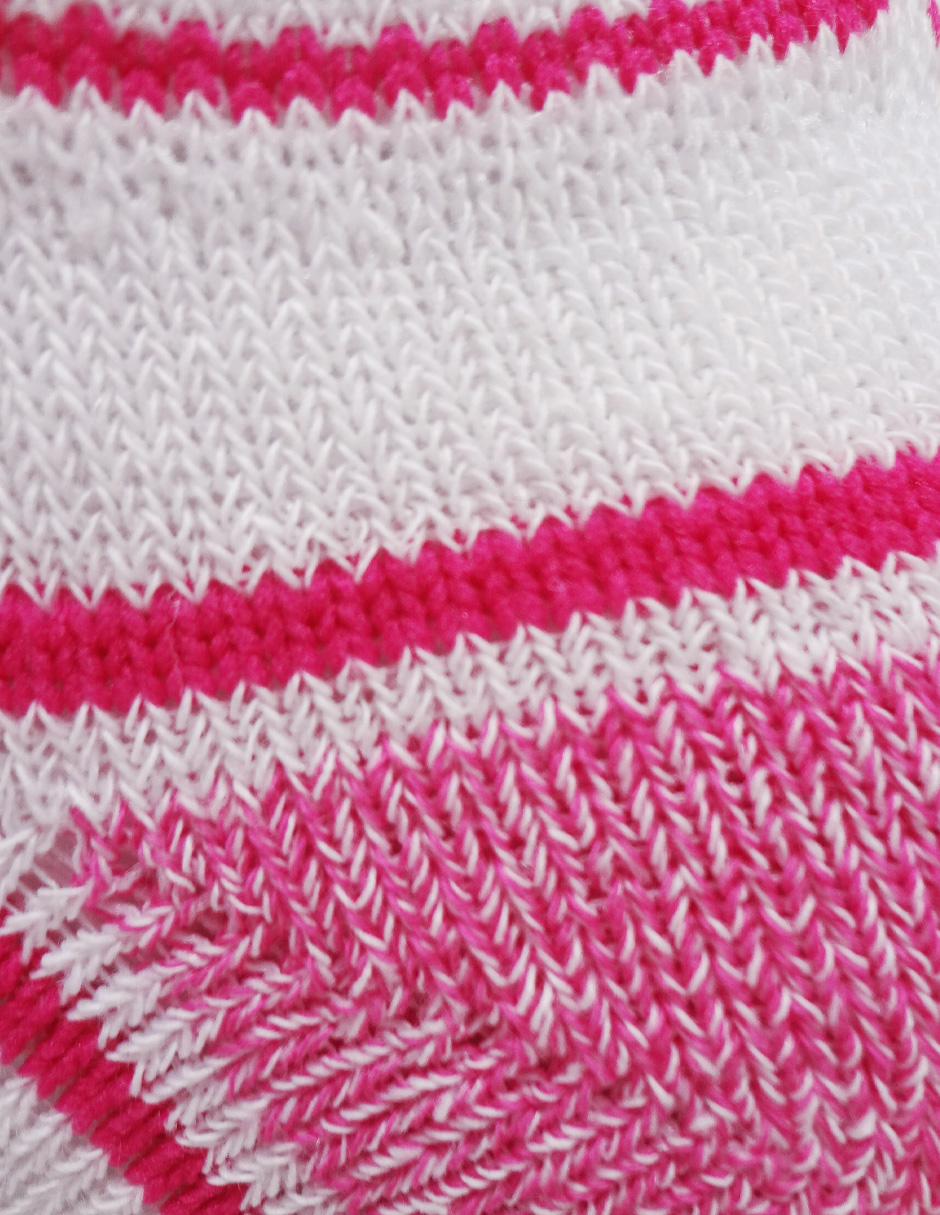 Foto 4 pulgar | Paquete de Calcetines Tin para Dama Wilson con Felpa 20 Pares Blanco Punta Talón Bicolor Rosa Unitalla