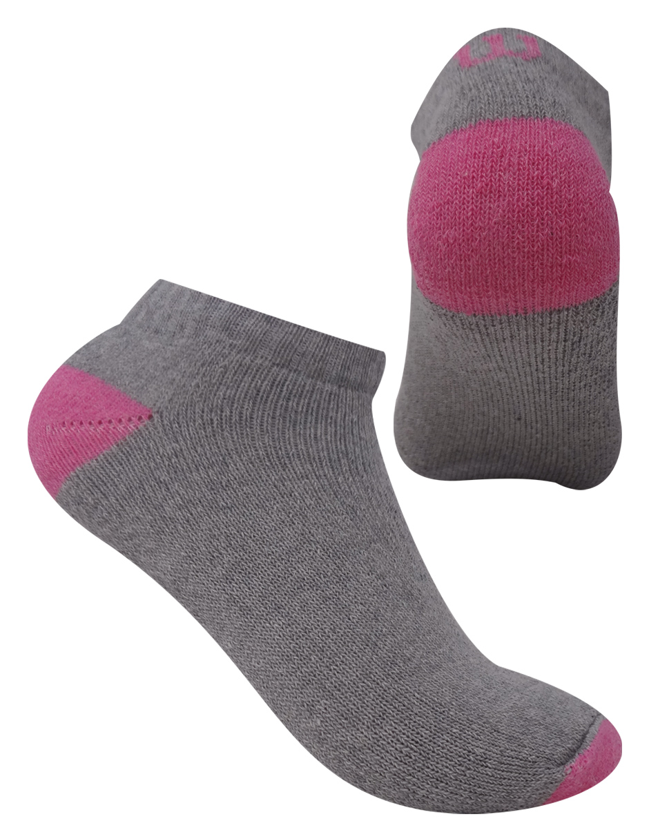 Foto 2 pulgar | Paquete de Calcetines Tin Dama Wilson con Felpa 10 Pares 5 Blanco Punta Talón / 5 Jaspe Punta Talón Rosa Unitalla