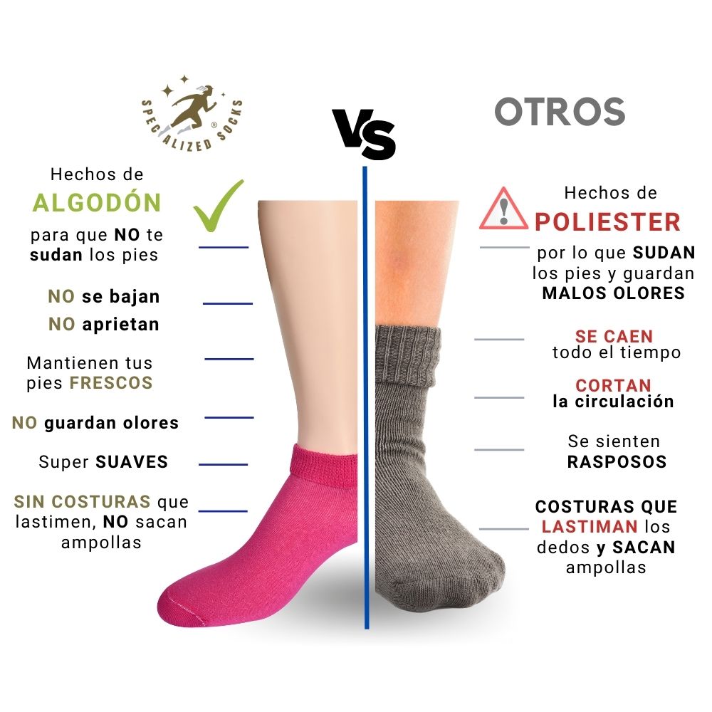 Foto 4 pulgar | Tines Specialized Socks colores Neón 6 pares para Mujer