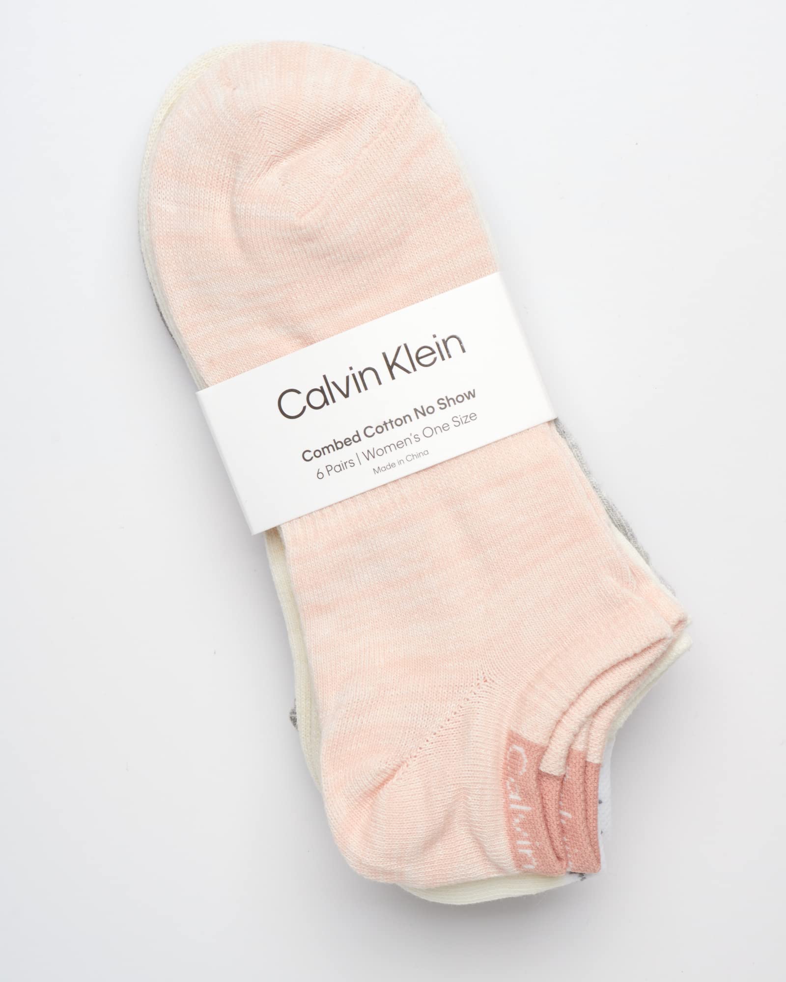 Foto 3 pulgar | Calcetines Calvin Klein Cushion No Show Para Mujer De 4 A 10 Años (paquete De 6) - Venta Internacional.