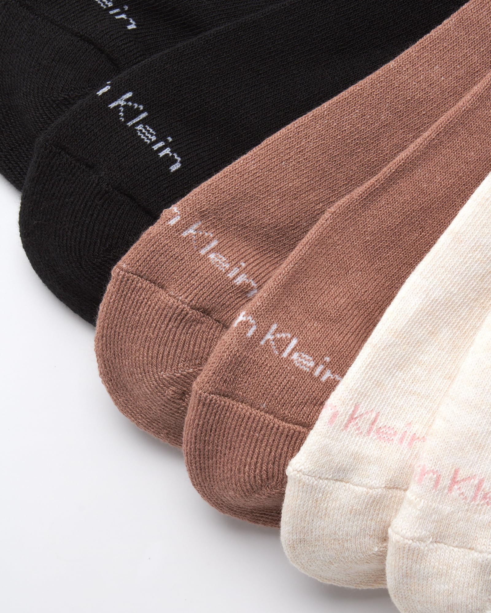 Foto 5 pulgar | Calcetines De Tobillo Calvin Klein Para Mujer, Paquete De 6, Tallas 4-10, Color Avena - Venta Internacional.