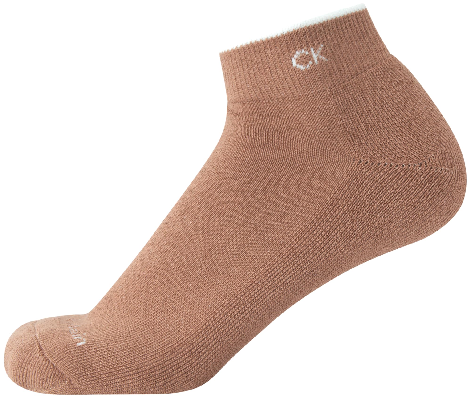Foto 7 pulgar | Calcetines De Tobillo Calvin Klein Para Mujer, Paquete De 6, Tallas 4-10, Color Avena - Venta Internacional.