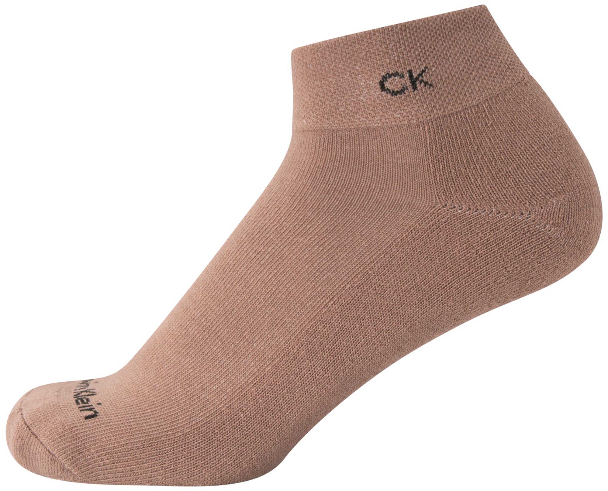 Foto 7 pulgar | Calcetines Calvin Klein Para Mujer, Paquete De 6, Blanco/marrón, Tallas 4-10 - Venta Internacional.