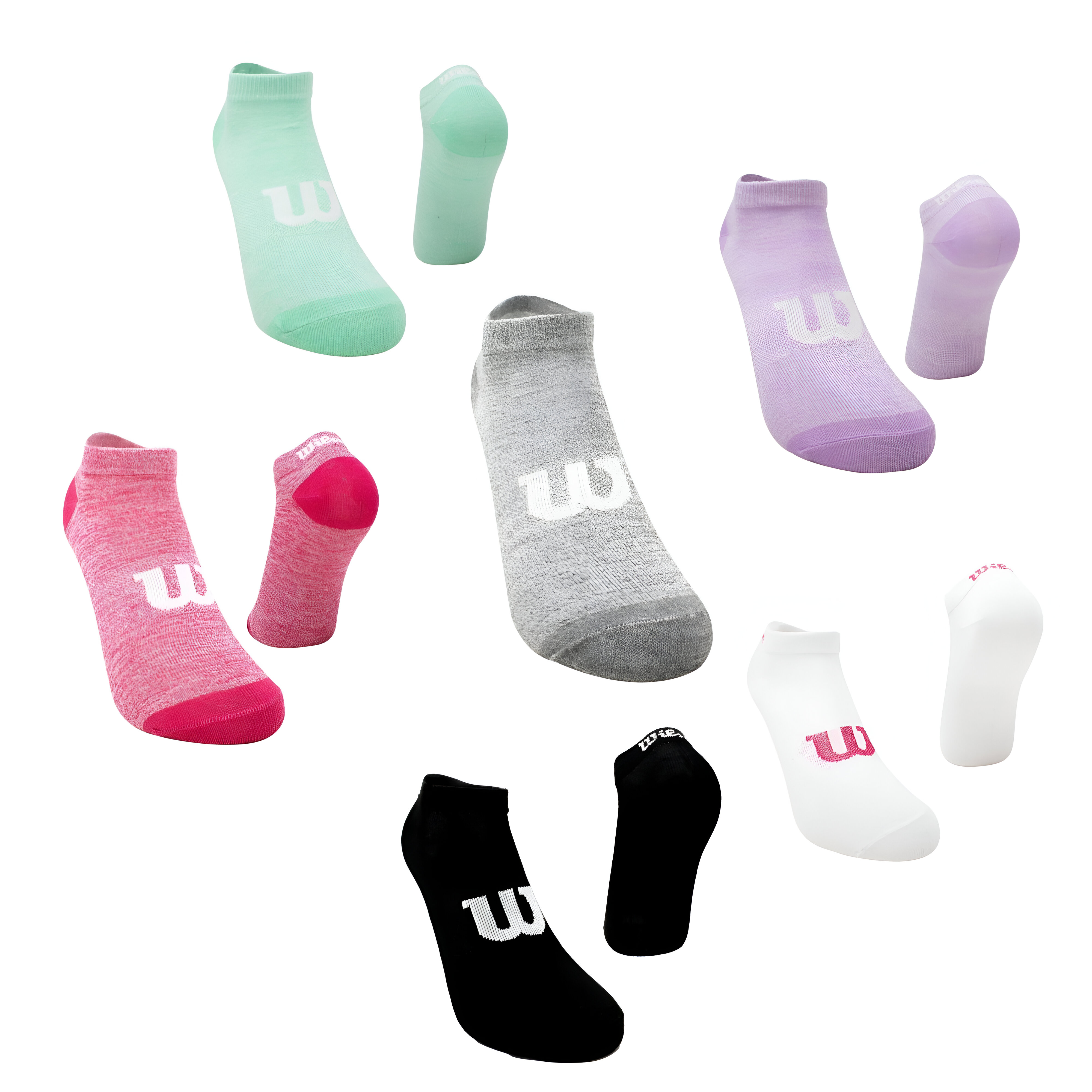 7 Pares De Tin Para Mujer Wilson  Color Multicolor3