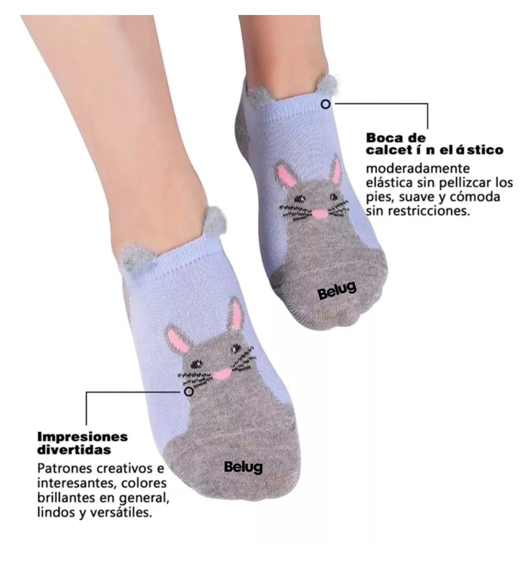 Foto 4 pulgar | Tin Protector Belug De Orejitas Para Dama 12 Pares Unitalla