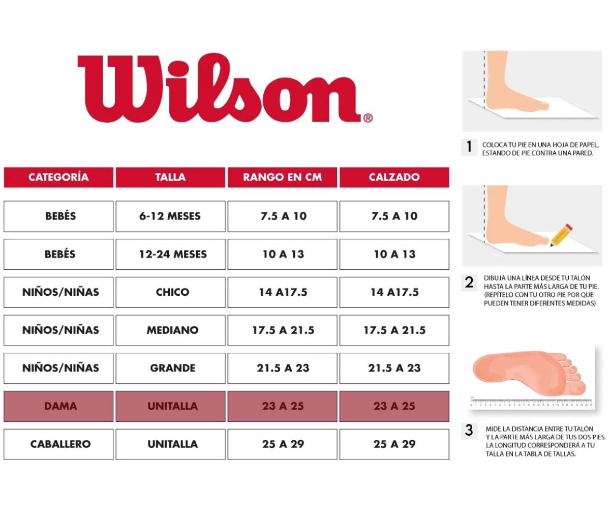 Foto 4 pulgar | 20 Pares Tin Para Mujer, Wilson, Color Multicolor