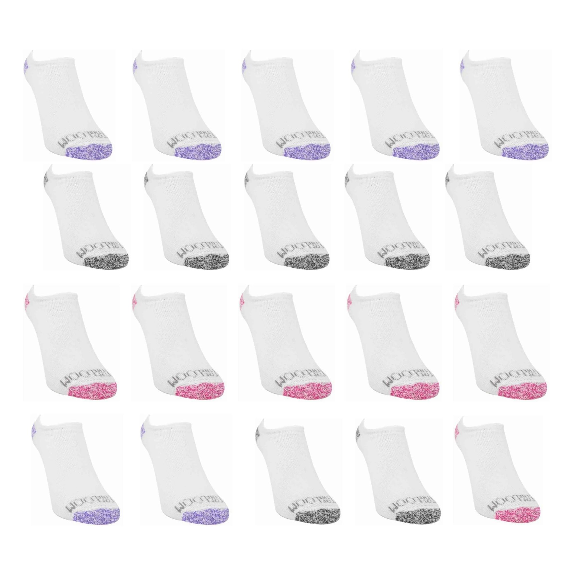 Foto 2 pulgar | Calcetas Invisibles Fruit Of The Loom para Mujer 20 Pares
