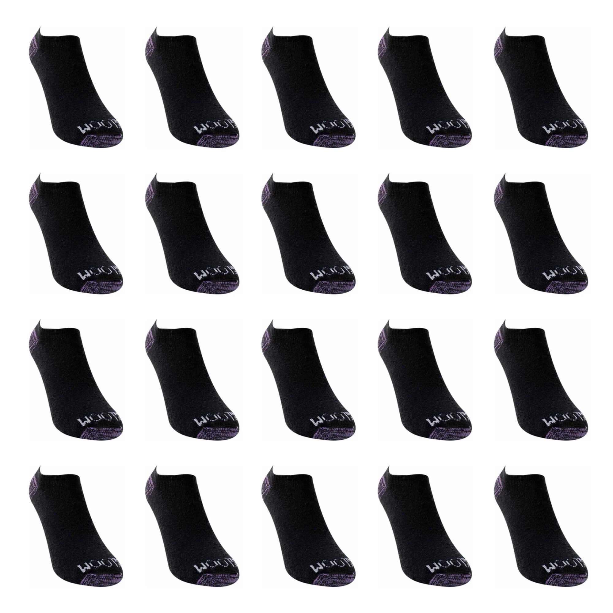 Foto 2 pulgar | Calcetas Invisibles Fruit Of The Loom para Mujer 20 Pares