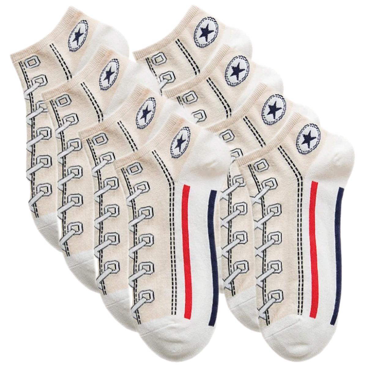 Medias Con Estampado Ventdepot Mxvkr-004 4piezas Poliéster