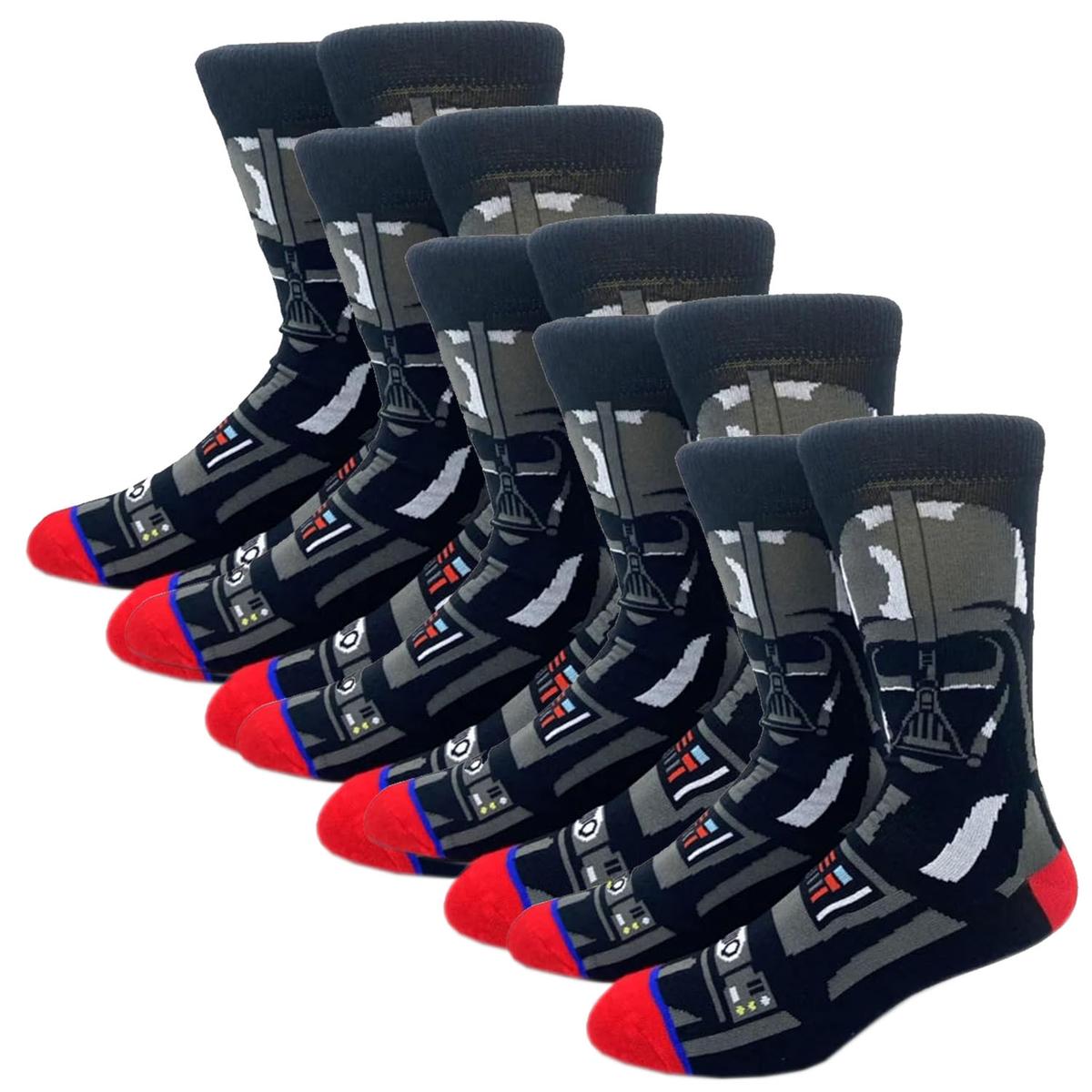 Moda Star Wars Calcetines Ventdepot Mxkco-005 5 Piezas Multicor