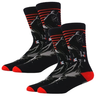 Foto 1 | Calcetas De Tubo Medio Darth Vader Ventdepot Mxckw-002 2 Piezas Multicor