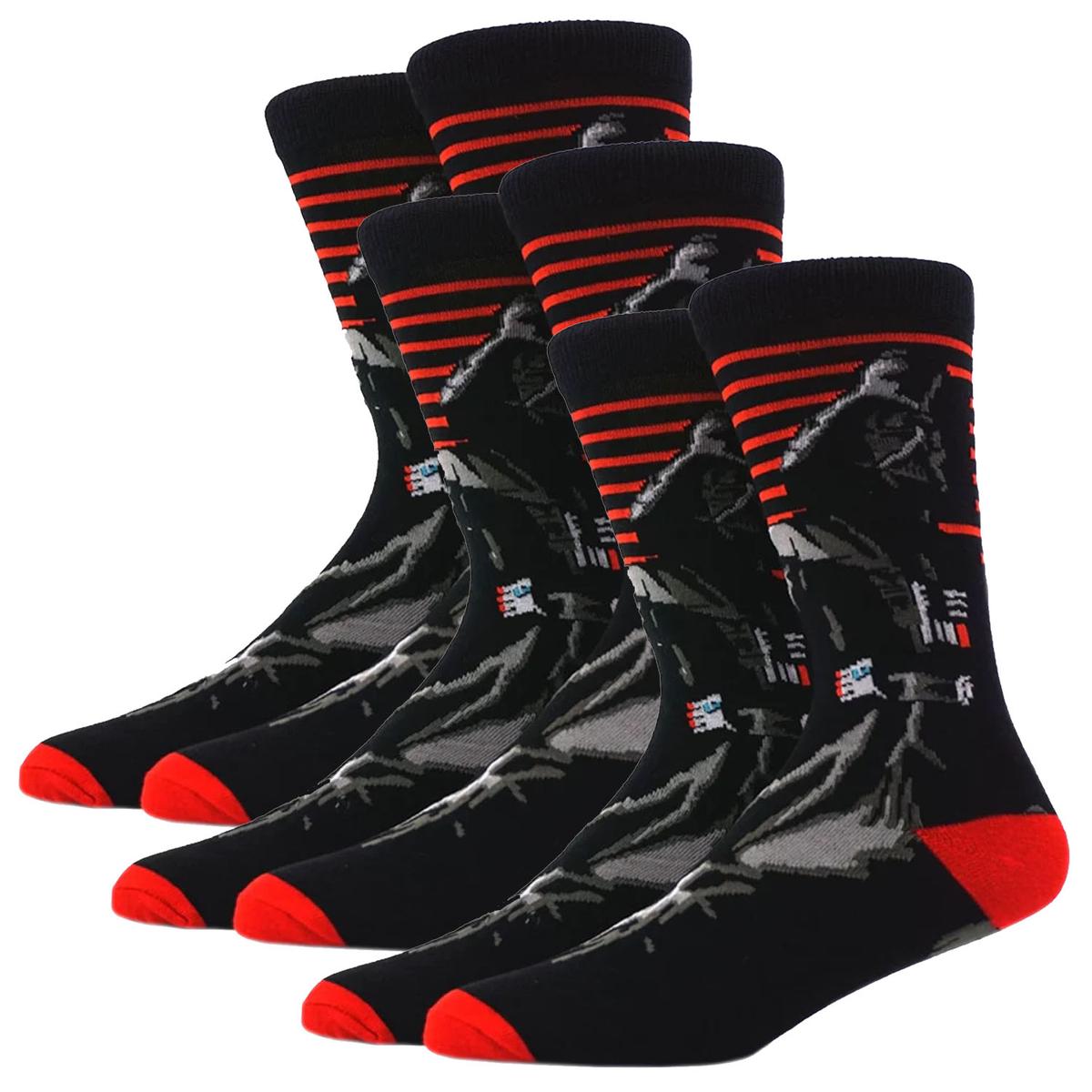 Medias De Medio Tubo De Star Wars Ventdepot Mxckw-003 3 Piezas Multicor