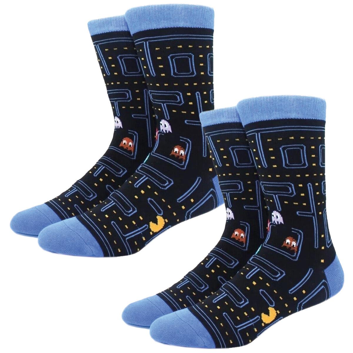 Calcetas Ligeros De Pacman Ventdepot Mxocn-002 2piezas Multicor
