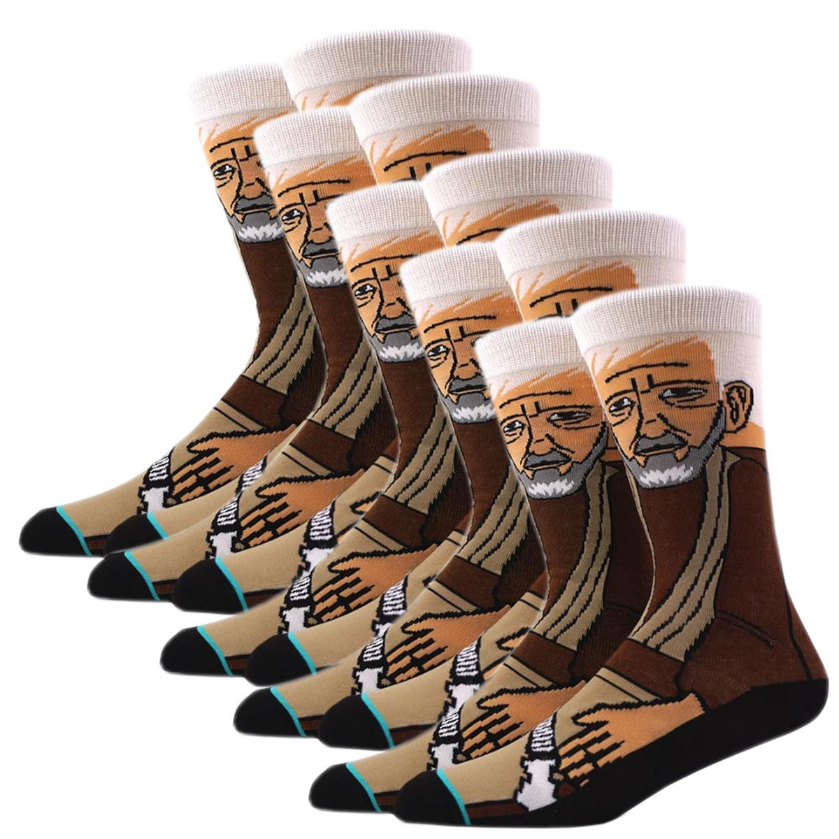Calcetas De Personajes De Películas Ventdepot Mxktr-005 5 Piezas Multicor