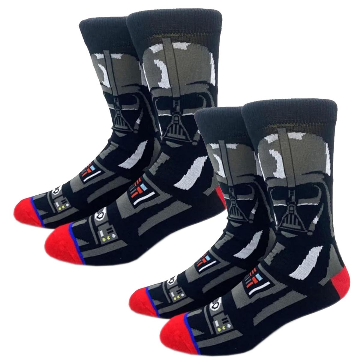 Foto 2 pulgar | Calcetines Star Wars Ventdepot Mxkco-002 2 Piezas Multicor