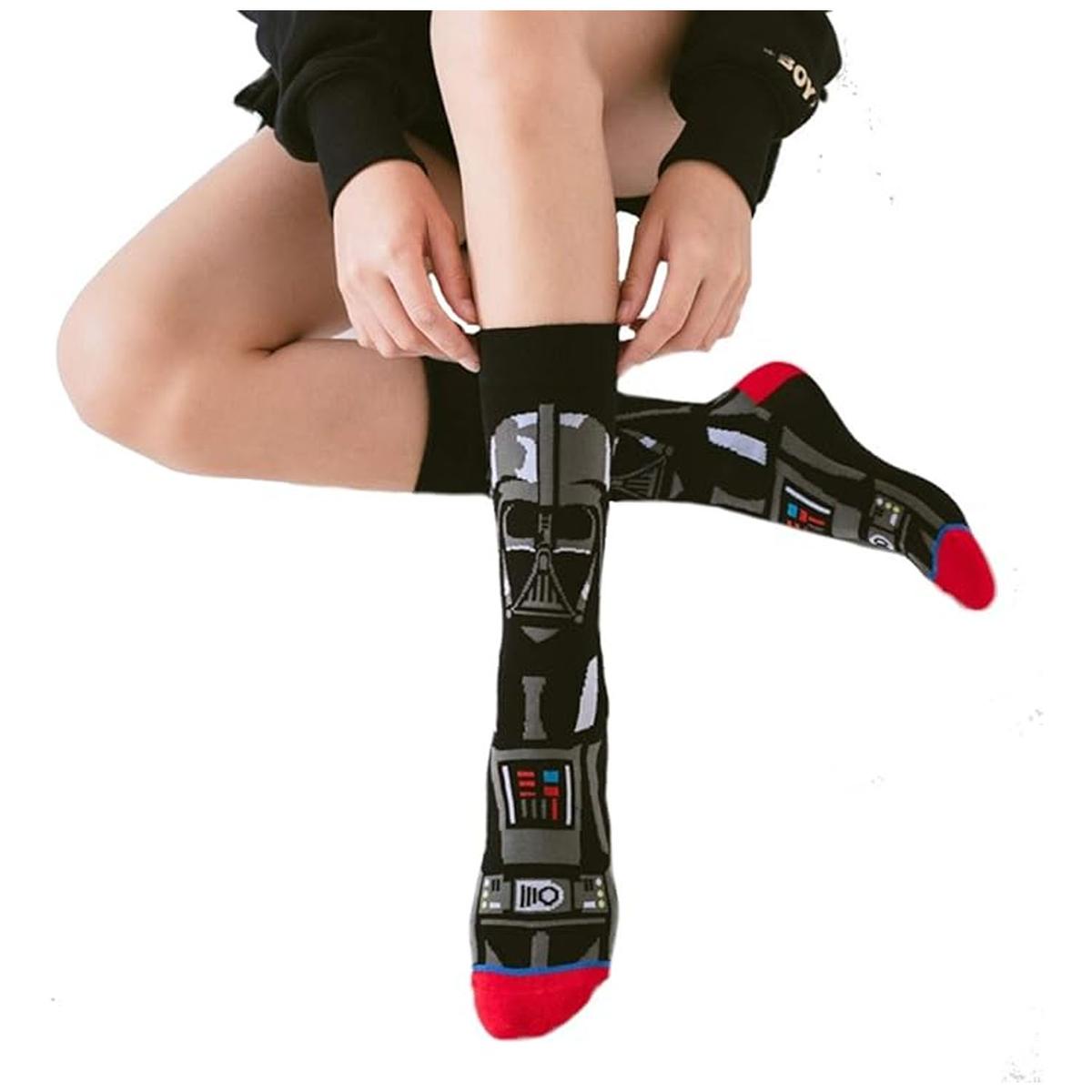 Foto 4 pulgar | Calcetines Star Wars Ventdepot Mxkco-002 2 Piezas Multicor