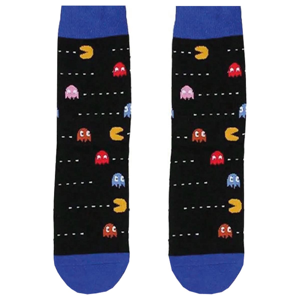 Foto 4 pulgar | Calcetas De Pacman Ventdepot Mxakn-005 5piezas Multicor