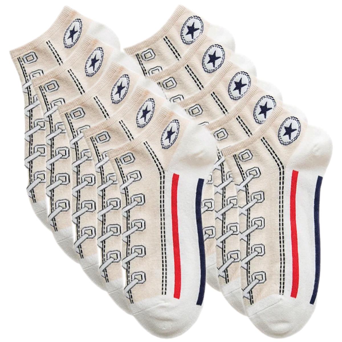 Medias Juveniles Ventdepot Mxvkr-005 5piezas Poliéster