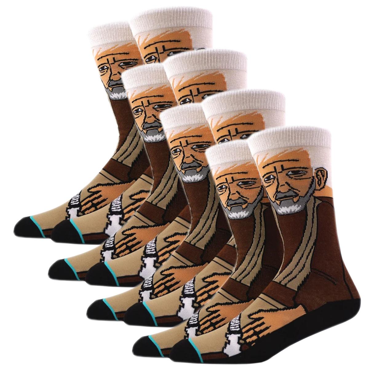 Calcetas De Personaje De Pelis Ventdepot Mxktr-004 4 Piezas Multicor