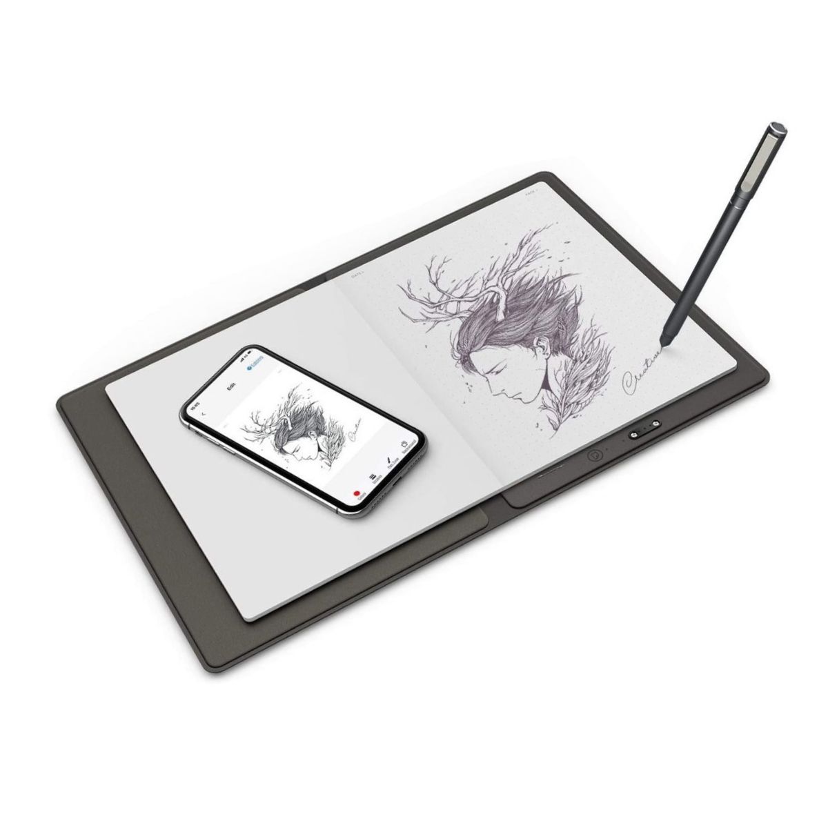 Foto 2 | Cuaderno Inteligente Xp-pen Note Plus color Gris