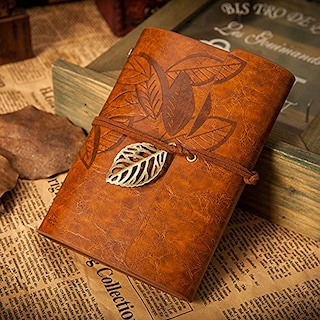 Foto 4 | Venta Internacional- Cuaderno de Notas con Tapa De Cuero Evz Marrón
