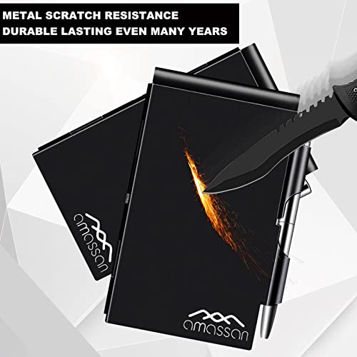 Foto 4 pulgar | Venta Internacional-Cuaderno Amassan color Negro con Bolígrafo
