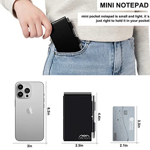 Foto 5 pulgar | Venta Internacional-Cuaderno Amassan color Negro con Bolígrafo
