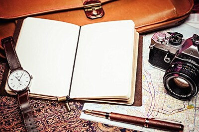 Foto 5 | Venta Internacional- Cuaderno de Piel Wanderings