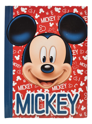 Foto 1 | Diario Mickey Mouse Modelo #1 50 Hojas Pasta Dura Bestway