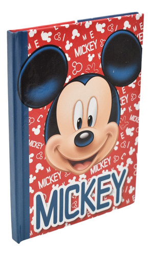 Foto 4 pulgar | Diario Mickey Mouse Modelo #1 50 Hojas Pasta Dura Bestway