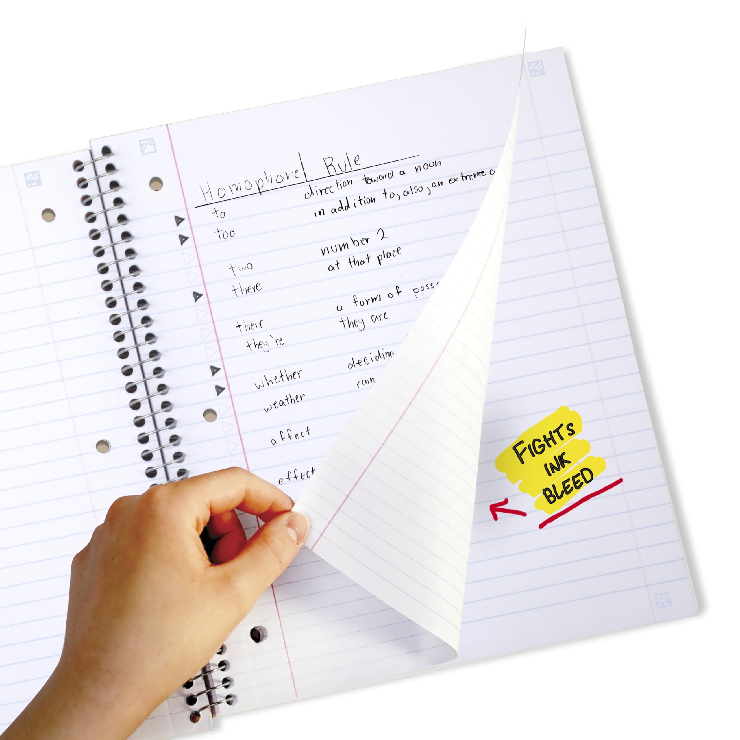 Foto 5 pulgar | Cuaderno Five Star Spiral  1 Tema Ancho  Rayado  100 Hojas - Venta Internacional.